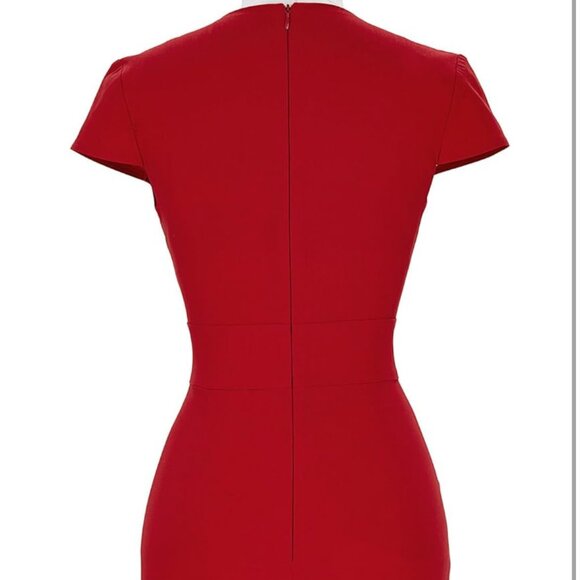 Grace Karin Womens 50s 60s Vintage Pencil Dress Bodycon Cap Sleeve Dress NTW Med - Picture 5 of 12